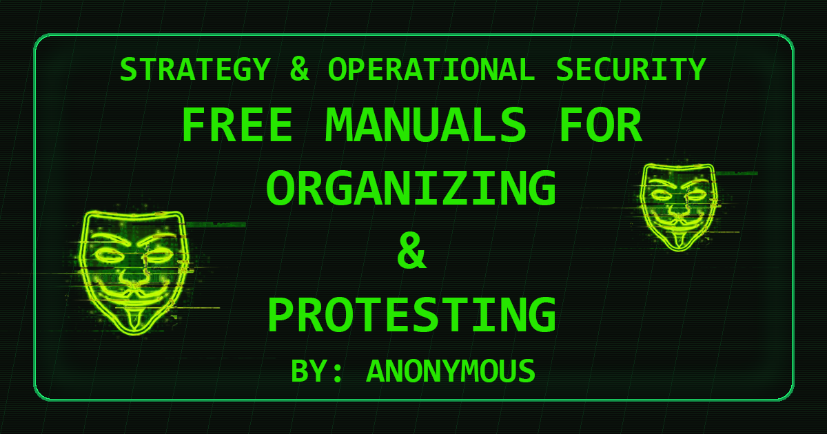 Anonymous Manuals — Free Downloads